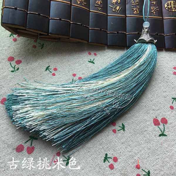 中国结配件汽车挂件吊穗 手工串珠双色喇叭花金属帽流苏穗子,纺织面料/辅料/配套,流苏/穗,淘宝优惠券,粉丝福利购,淘宝优惠卷