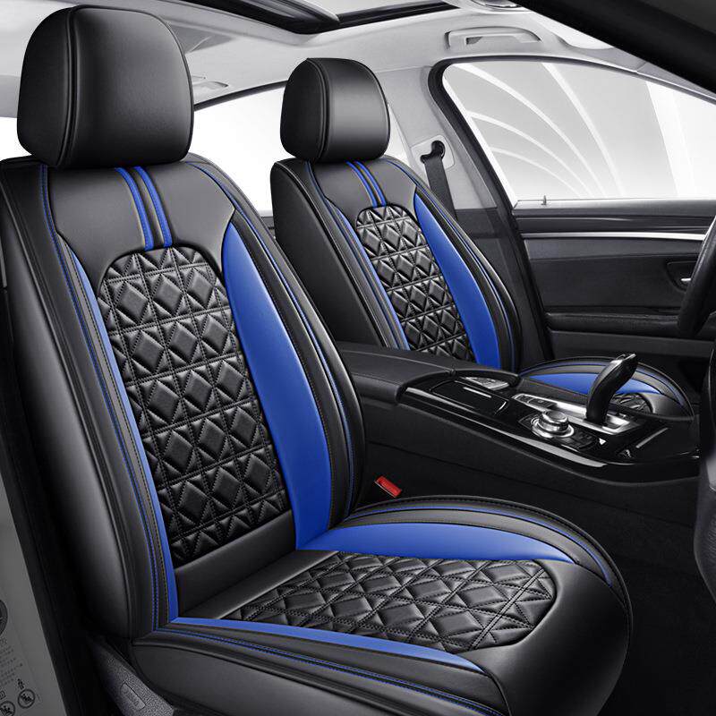 24年Car seat cover新款菱形皮革四季通用汽车坐垫