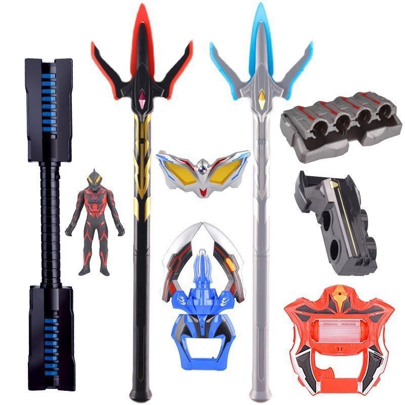 千兆战斗仪极恶黑暗贝利亚终极武器格斗变身器发光胶囊儿童玩具男