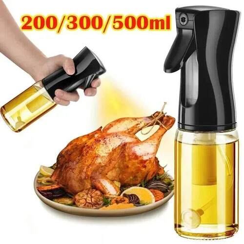 Oil Spray for Cooking Olive Oil Dispenser Plastic Bottle Spr