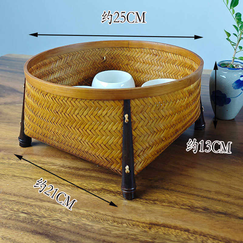 竹制品竹筐大漆竹编篮篮子竹筐篮子收纳点心盒手工艺收纳茶具竹编,特色手工艺,竹编/竹雕,淘宝优惠券,粉丝福利购,淘宝优惠卷