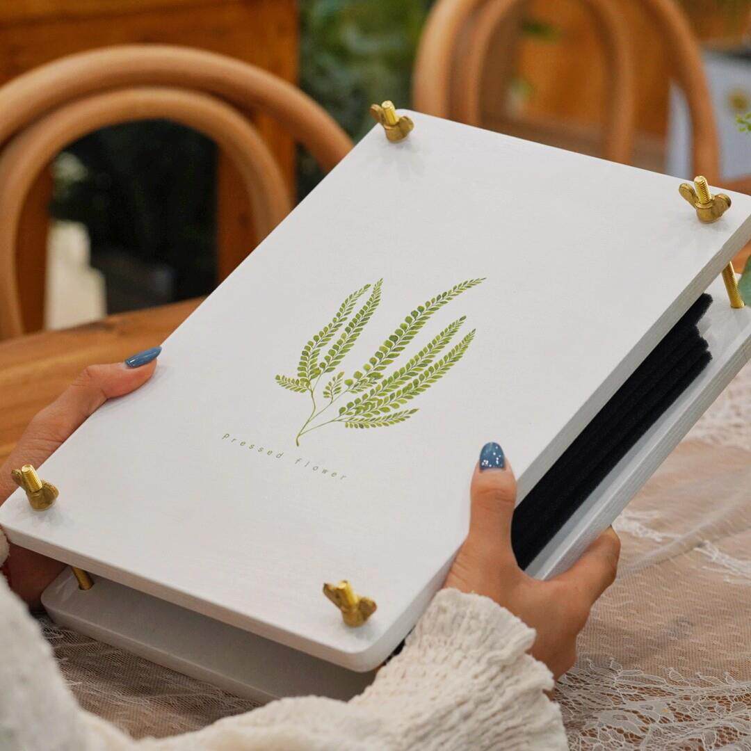 压花板押花器植物标本自制套装手工制作树叶干 干燥花材料包水果