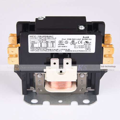 HCC-1XU02AAC 208V-240V 30A 制冰机空调 单相带汇流条交流接触器