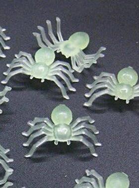 50Pcs/lot Halloween Decorative Spiders Small Black Plastic F