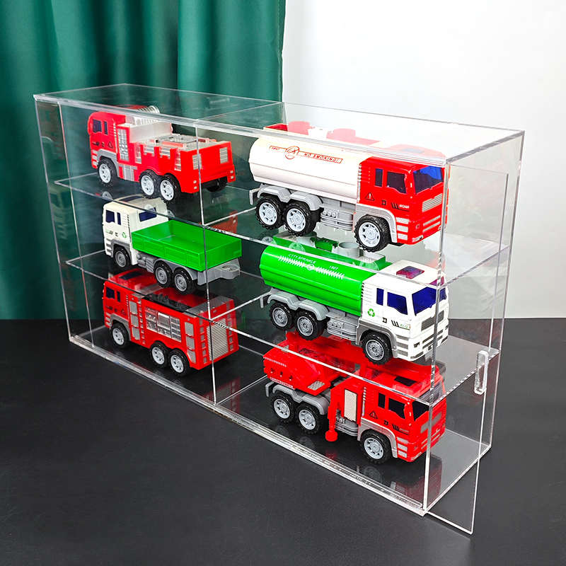 1:24车模架亚克力展示柜挂墙透明柜汽车模型置物架定制玩偶陈列架