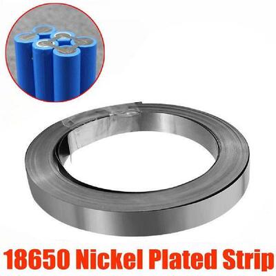 10m 18650 Li-ion Battery Nickel Sheet 1 Roll Nickel Plated