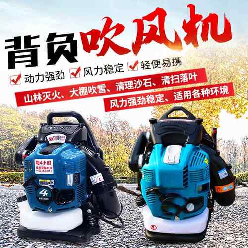 火道路吹叶机理器背负式吹风机四冲程风力灭KGJ机冬季路面积雪树