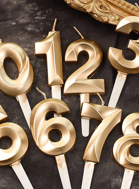 网红数字蜡烛插件 儿童成人宝宝创意派对生日蜡烛 蛋糕装饰摆件