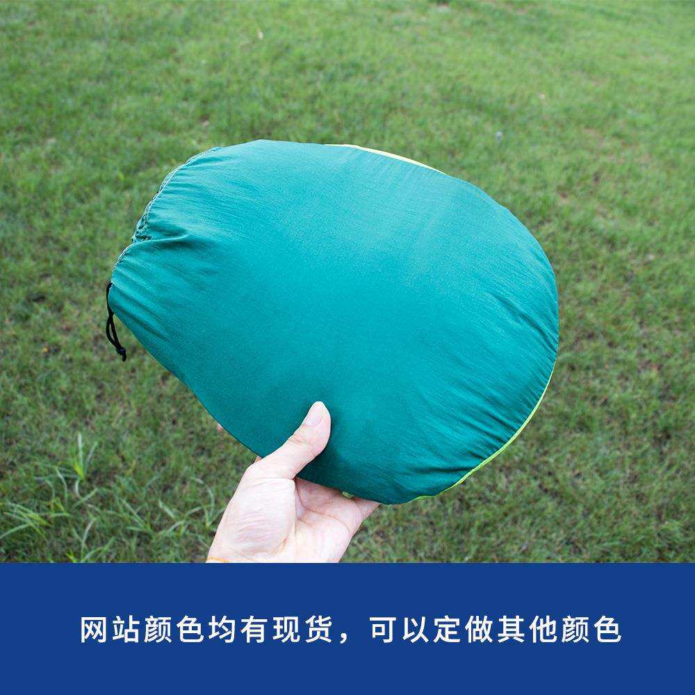 自动速开蚊帐吊床户外防蚊露营钢丝吊床210T降落伞布尼龙加密网纱图片