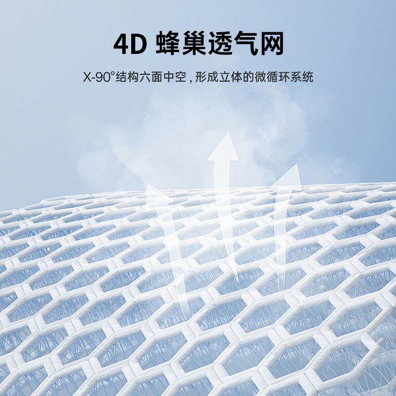 卧室席梦思床垫酒店护脊静音袋装弹簧床垫4D透气网28cm厚床垫