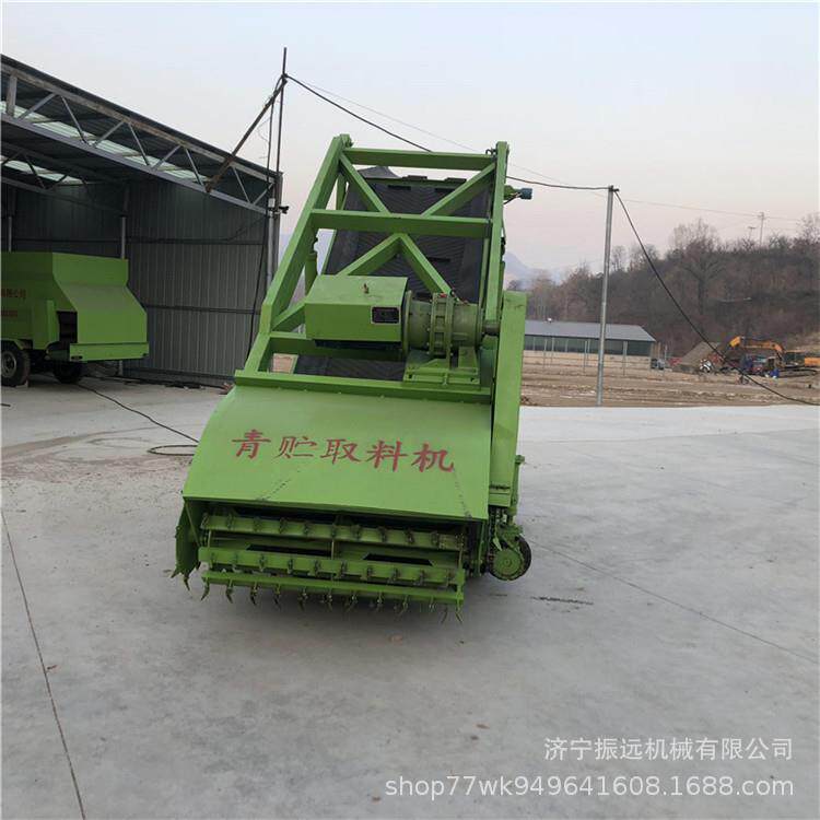 青料储切草取料机5米横移式窖墙取机代替刨人工PHQ草挖料装草车