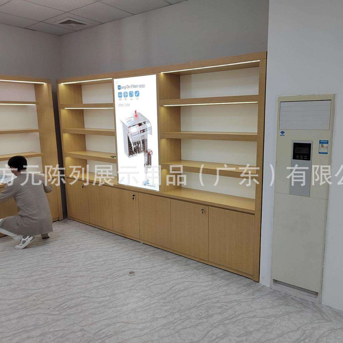 样品间展览道具公司展厅企业会议厅墙面展柜制作整店设计展示柜