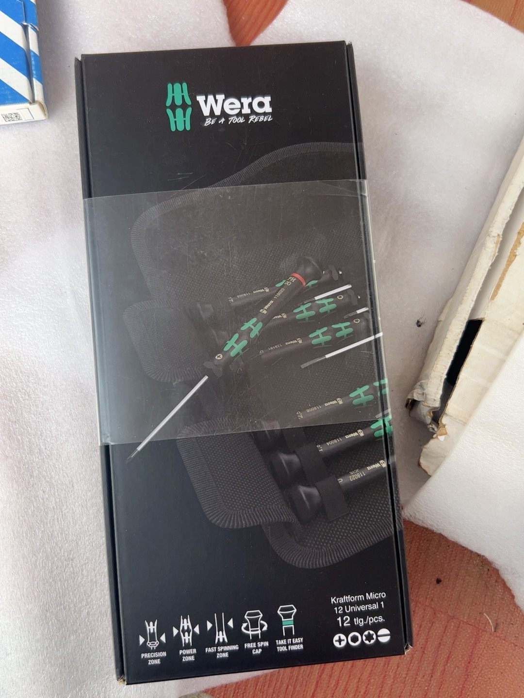 维拉Wera精密螺丝刀12件套，彩环版，一字，十字，梅花，六