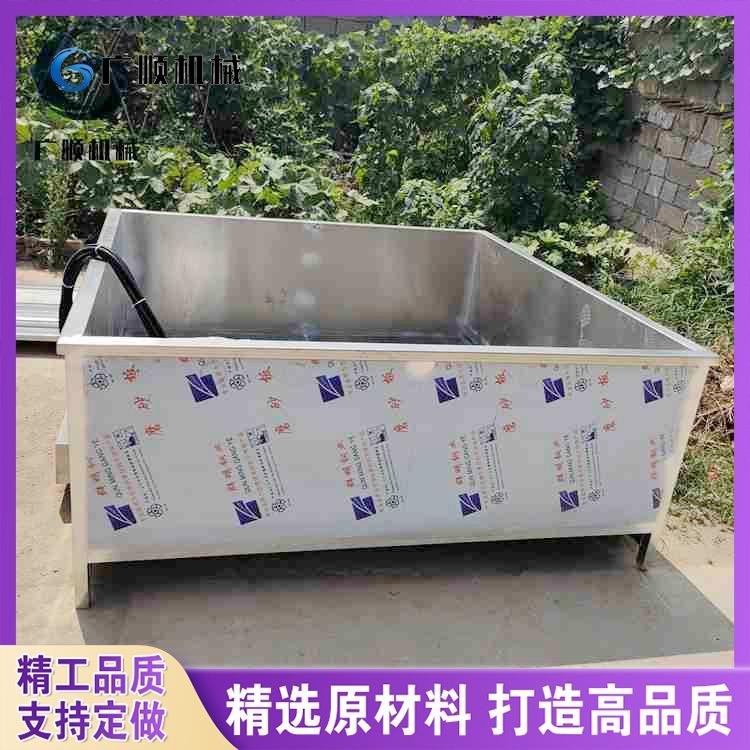 商用全自动杀猪脱毛机 不锈钢烫猪池 机械电加热生猪浸烫池