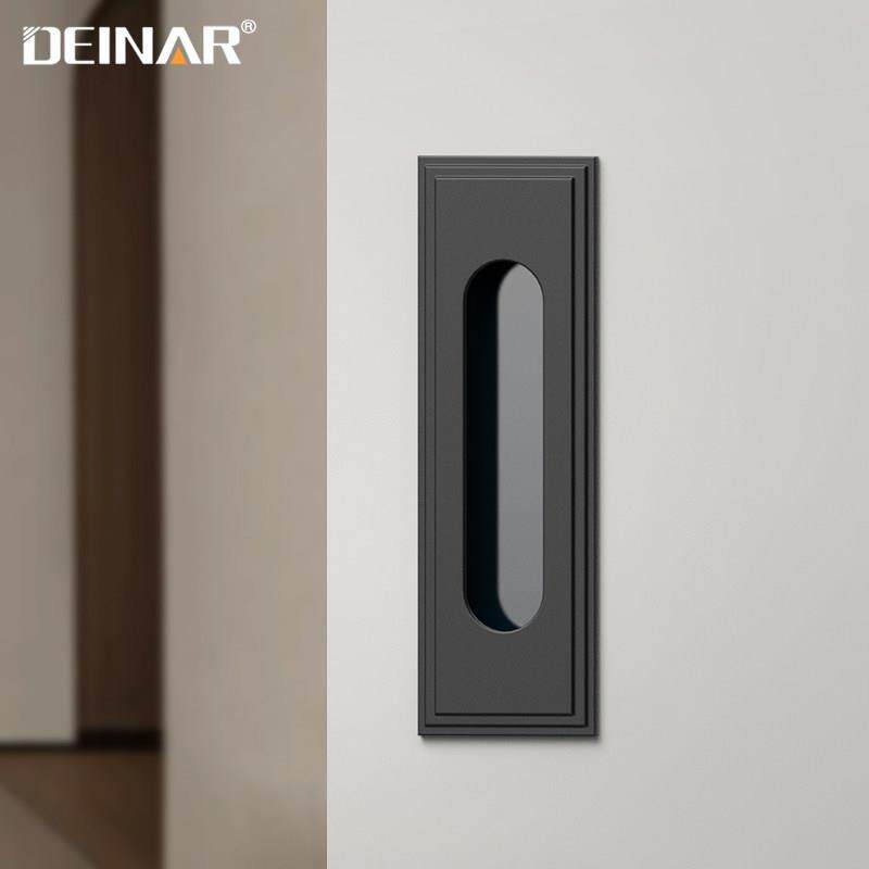 DEINAR迪纳现代金色简约移门小拉手暗装抽屉隐形推拉门把手嵌入式