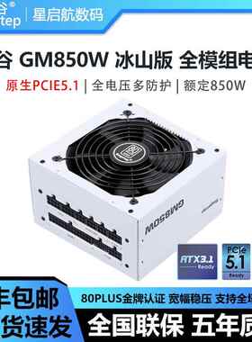 鑫谷GM650/750W/850W冰山版金牌全模组ATX3.1宽幅稳压电脑电源