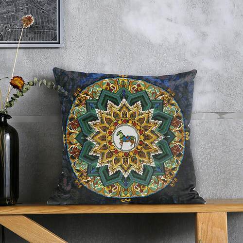 十字绣枕套自绣手工2023新全线绣简单客厅卧室绣小片