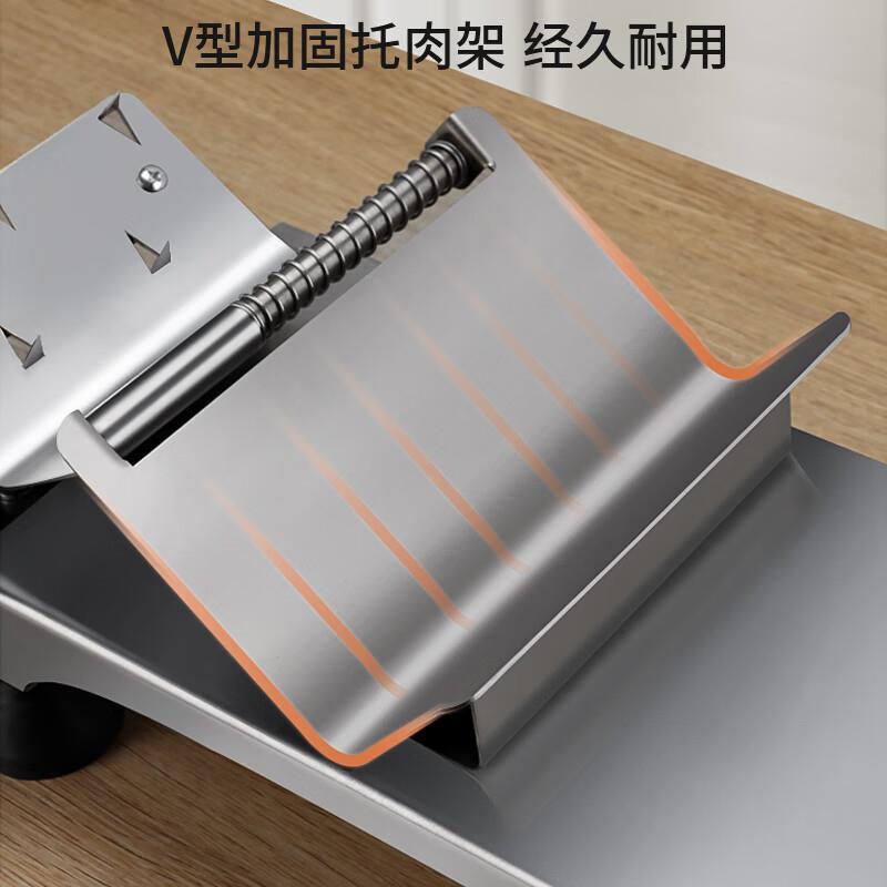 304锈手钢切机厨房牛羊肉卷切片机动ST208C刨肉不机冻片肉切肉机