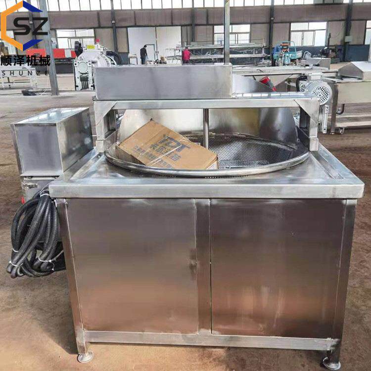 腰果油炸机鱿鱼圈油炸机全自动电加热江米条油炸机机械