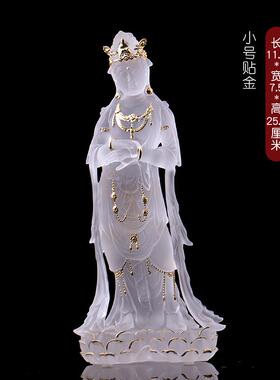 正品釉不面观音桂仔菩萨客家厅佛寺供奉佛饰品想去像观音