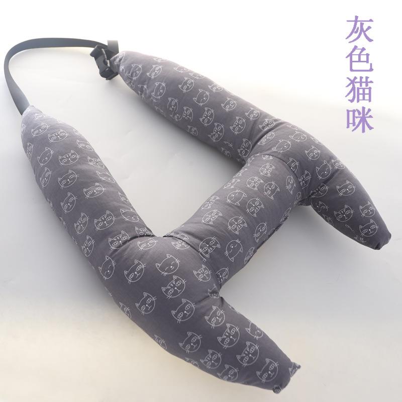 车载睡觉抱枕枕头两用棉透气夏汽车大人成人儿童水洗靠枕车内用品