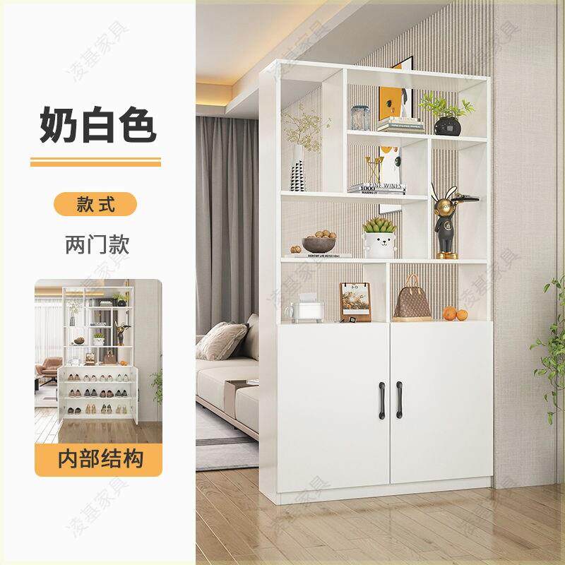 简约现代客厅屏风隔断柜进门玄关柜双面门厅柜鞋柜家用书柜收纳柜