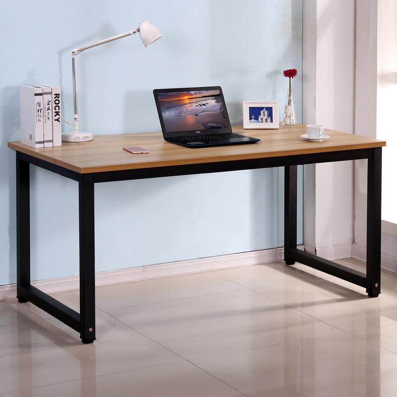厂家供货简易电脑桌钢木书桌简约现代双人经济办公桌子台式桌家用