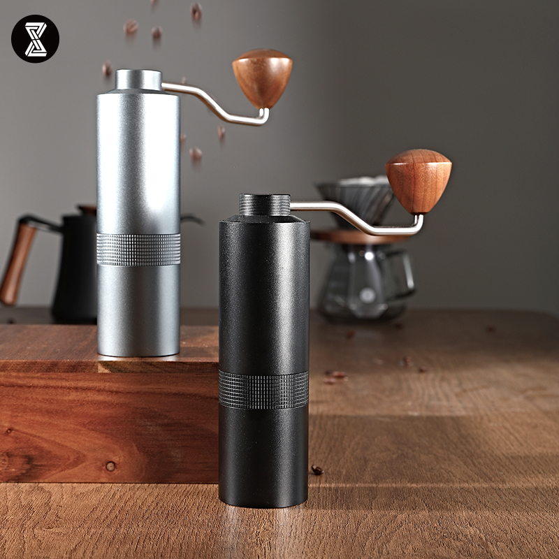 臻航磨豆机手摇咖啡豆研磨机手动咖啡机不锈钢磨芯家用便携器具