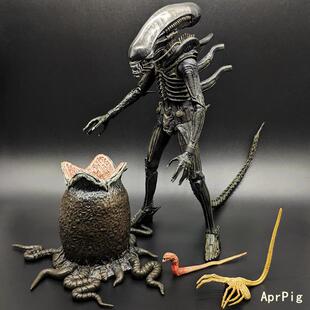 正品手偶办异形NECA大战铁血战士模型约关契节超动人玩具汽车载可