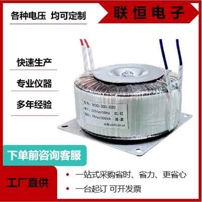 环型变压器300W220V110V36V24V12V环牛纯铜变压器