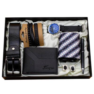 Luxury gift set business wallet watch for men 朋友商务礼物