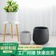 圆酒杯U形水泥花盆大号大型户外自制新款 创意简约落地绿植盆北欧