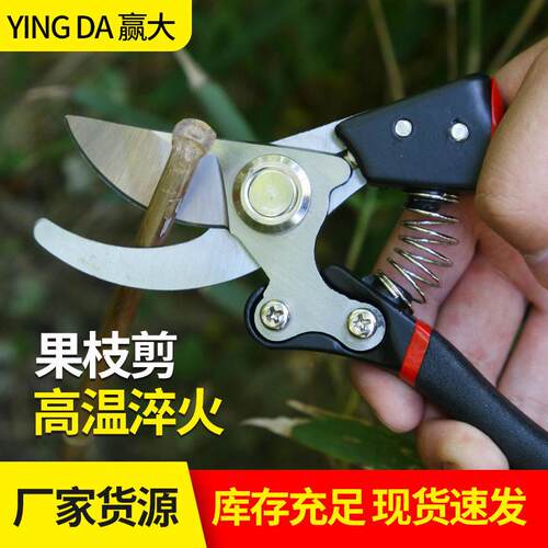 厂家货源修枝剪SK5钢锋利修枝剪家用盆景园艺粗枝剪修花修枝剪