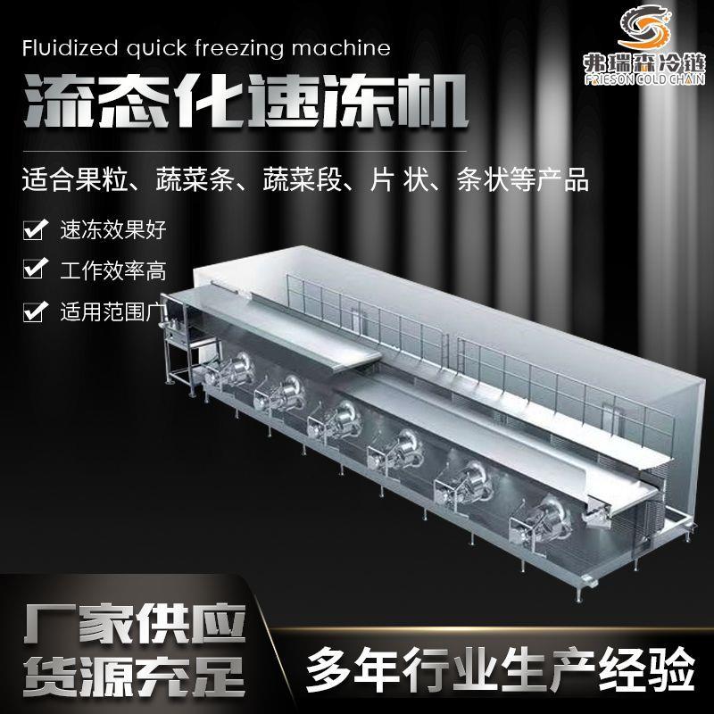 流态化速冻机商用水果丁速冻机秋葵莲子速冻设备黄桃速冻机