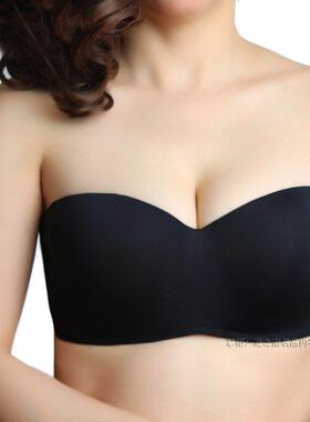 Tube Top Bra Women Bras Strapless Big Push Up Wrapped Padded