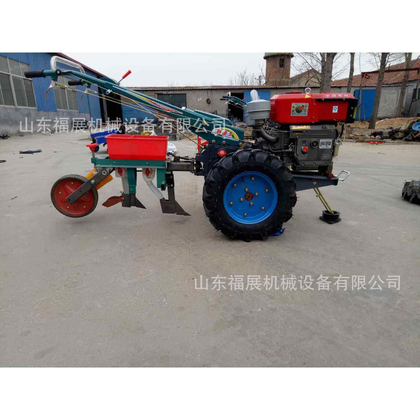 厂家直销手扶式旋耕机电启动手扶拖拉机一机多用犁地机翻土机