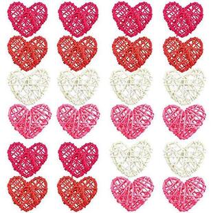 Rattan Heart 24 Pack Valentine