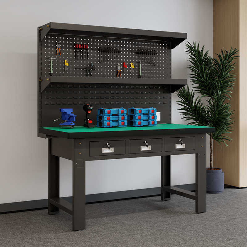 车间重型防静电工作台多功能流水线维修操作台挂板抽屉重型工作台