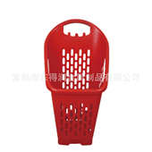 超市高背拉篮大容量购物商场菜市场老人买菜带轮子拖拉塑料篮子