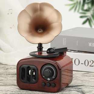 饰品儿童礼物 复古留声机模型音乐盒八音盒家居摆件摄影道具客厅装