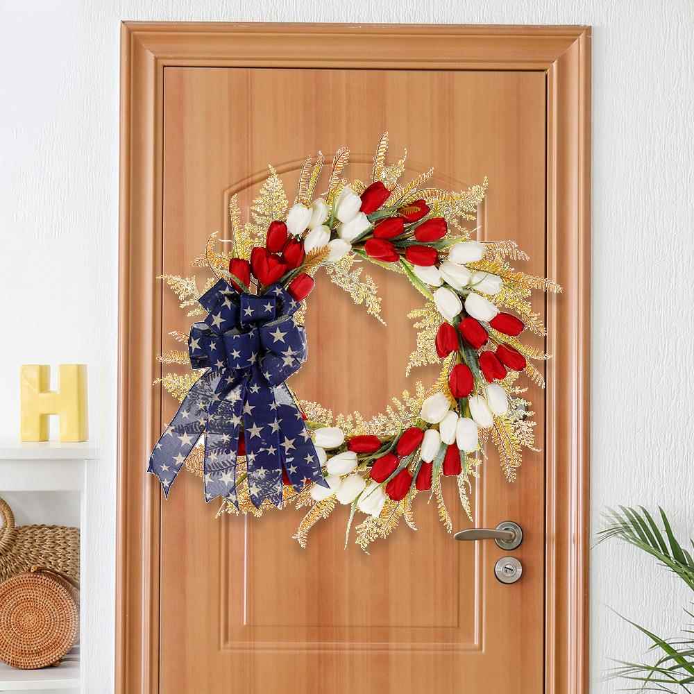 圣诞藤条挂饰圣诞节装饰品花环装饰橱窗酒吧摆件场景布置商场门挂