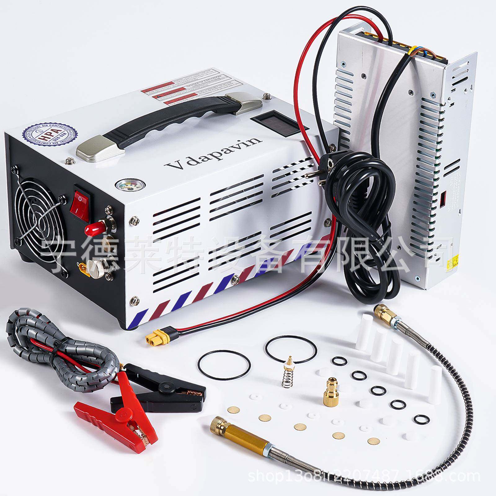 12v车载高压充气泵30mpa打气机空气压缩机4500 Psi/30 Mpa/300Bar