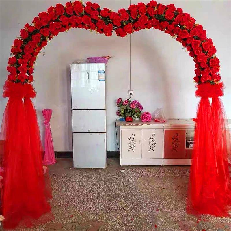 婚店庆门绢花拱门新婚款开业庆活动拱门331结婚拱门装饰礼布置花