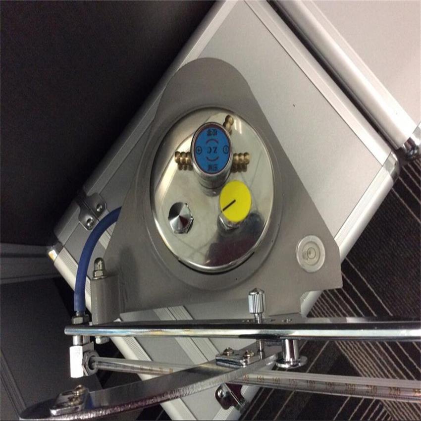 单管倾斜式压差计Y-61斜管型差压计铝合金箱子包装倾斜压力计