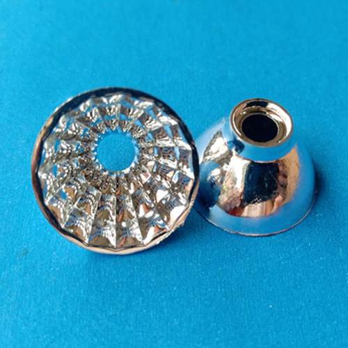 LED塑料电镀24度反光杯φ20mm高度10mm发光面5mm手电筒射灯反光杯