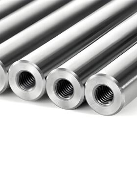 直线光轴加工导柱导杆16 20 25硬轴SUJ2镀铬圆棒定制加工内螺纹m8