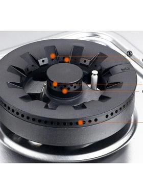 煤燃气灶具适合帅康配件QAS-108-C-D-E-B-G铜芯大火盖分火器底座