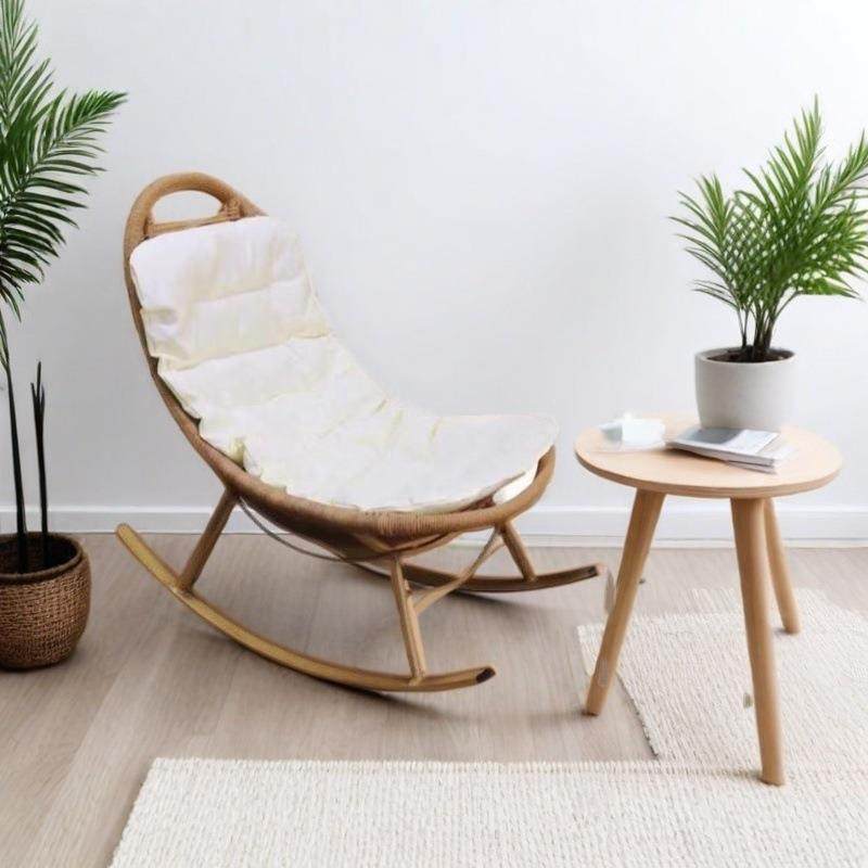 阳台摇椅花园成可躺人客休闲单人FUT阳懒台躺椅小户厅型摇摇人躺