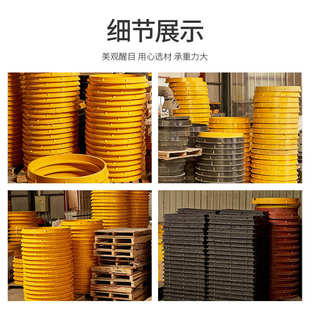 树脂井盖 市政电力电缆圆形下水道雨水排污井盖 复古树脂井盖现货