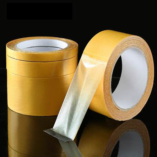 Double-sided cloth base tape with high-strength adhesive for